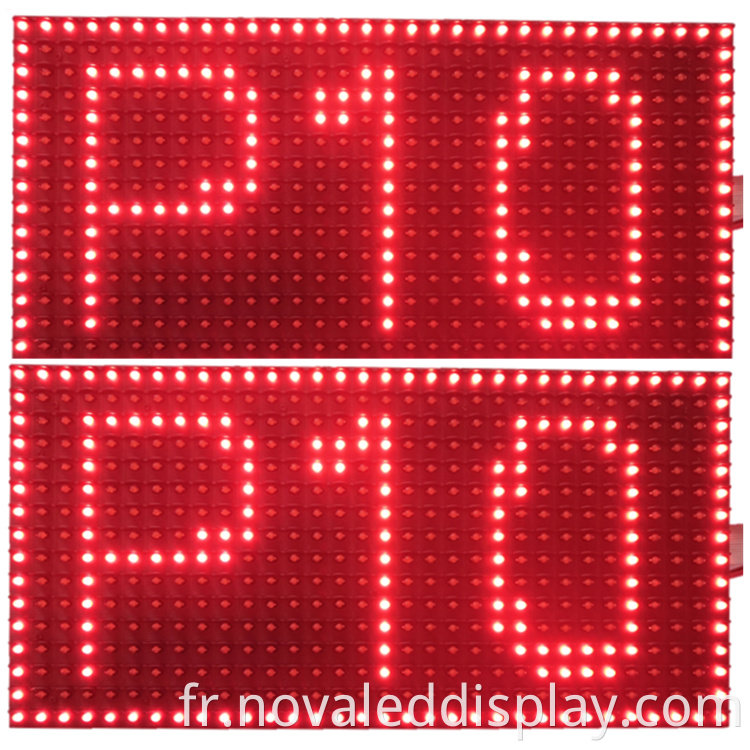 Single color led display modules